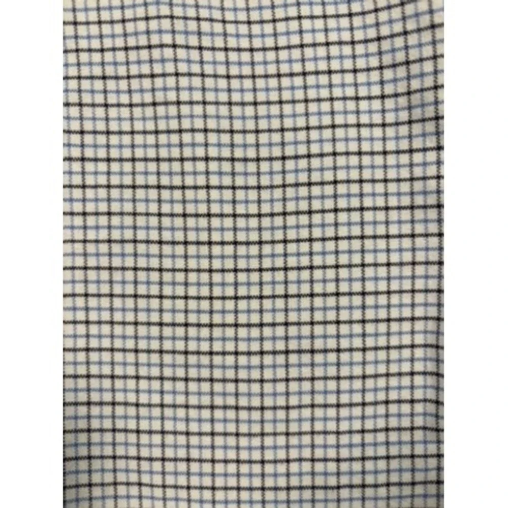 Ralph Lauren Boys Blue White Tattersall Check Button‎ Down Shirt Size M 10-12